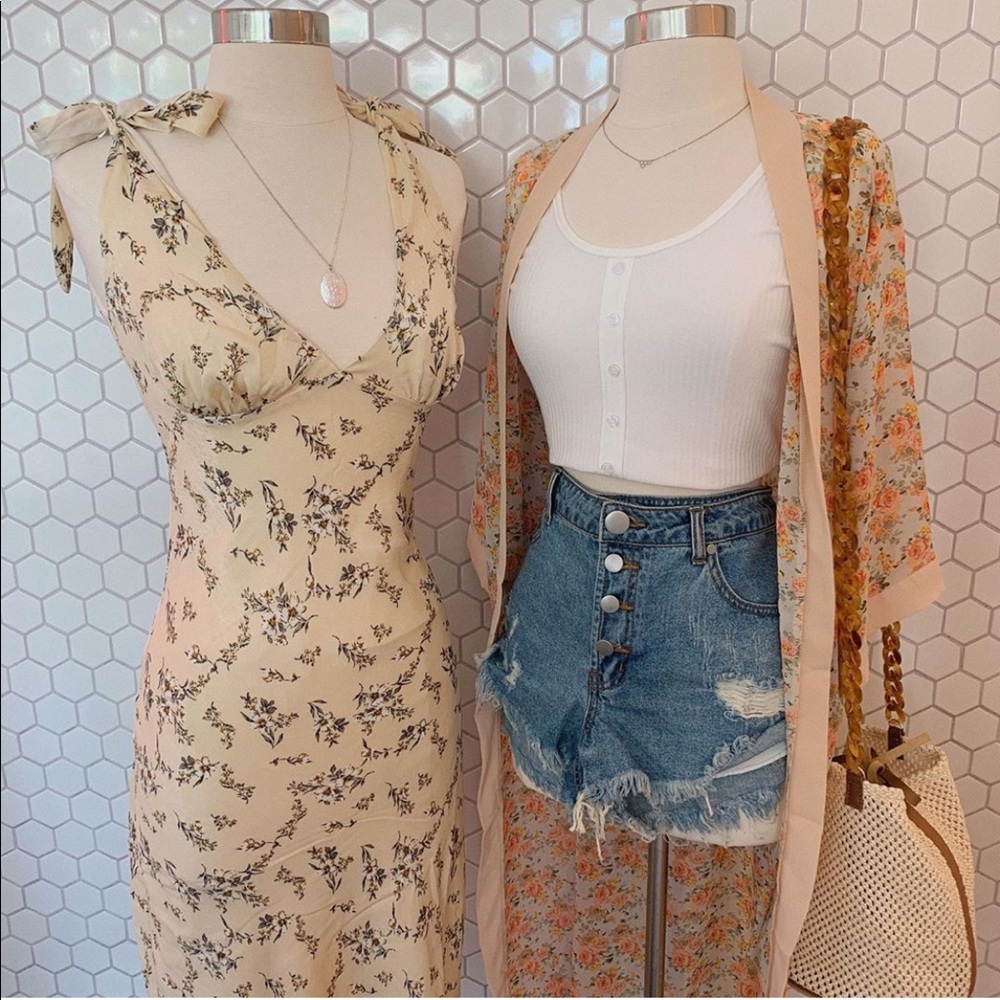 Emory park midi floral dress